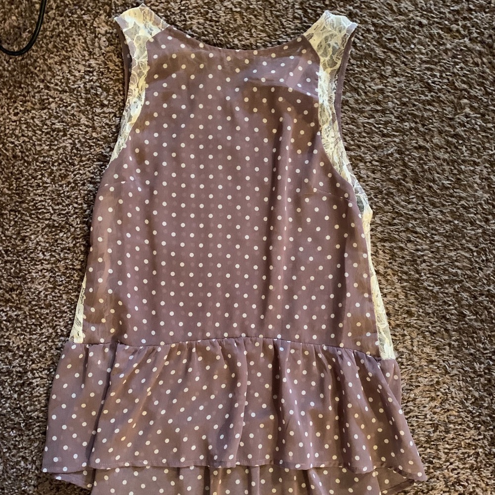 Polka dot blouse